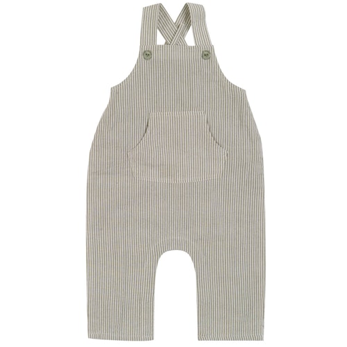 Leichter Baby Strampler Latzhose Krepp-Gewebe