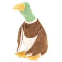 Vorschaubild XL Kuscheltier & Wärmekissen Dinkelspelz Erpel 74 cm