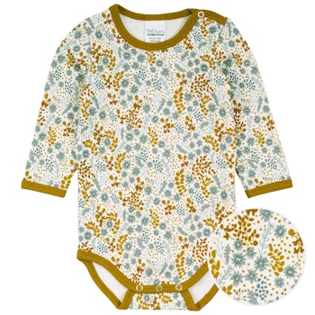 Sweat Body langarm mit Blümchen creme