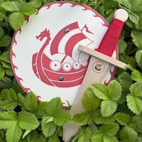 Wikingerschild Set mit Holzschwert