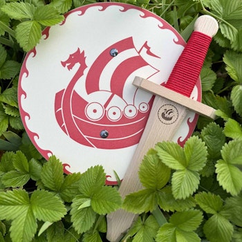 Wikingerschild Set mit Holzschwert