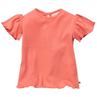 Edles Ajour T-Shirt Rüschenärmel