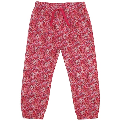 Flanellhose gefüttert Blumen