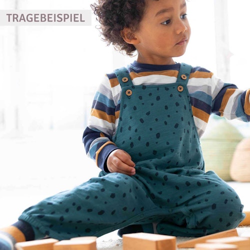 Strampler People Wear Organic Sweat ohne Arm Motiv