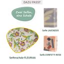 Vorschaubild Seifenschale FLEURIAA rosa organisch aus Keramik