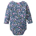 Vorschaubild Edler Jersey Langarmbody Blümchen