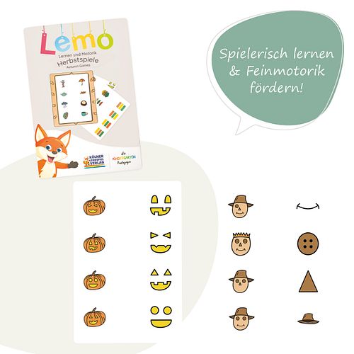 Lemo Kartensatz Herbstspiele ab 4 J.