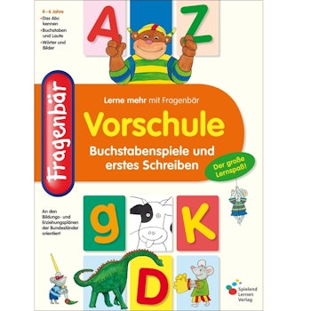 Buchstaben Spiele ab 4 Jahre Mitmachbuch