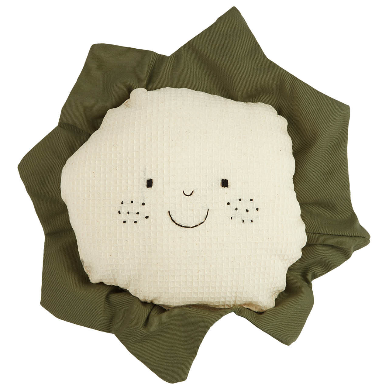 Dekokissen Blumenkohl Kuscheltier – 28 cm