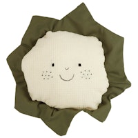 Dekokissen Blumenkohl Kuscheltier – 28 cm