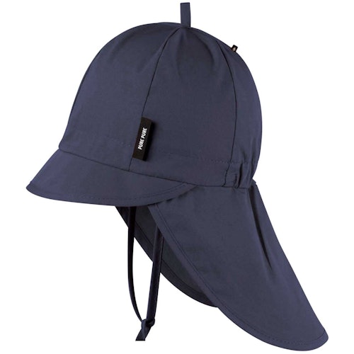 Sommermütze indigo Nackenschutz