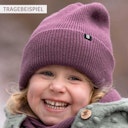 Vorschaubild Onesize Kinder Erwachsenen Beanie Merino-Kaschmir Mix rosa