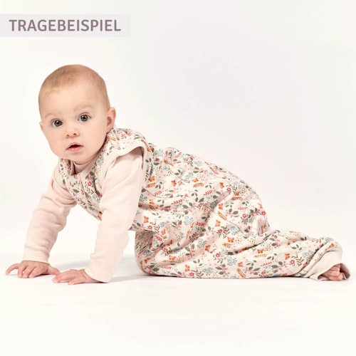 Warmer Baby Schlafsack Blumen