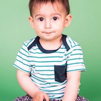 Babyshirt kurzarm Wüsten-Motive