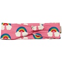 Vorschaubild Elastisches Haarband Regenbogen rosa