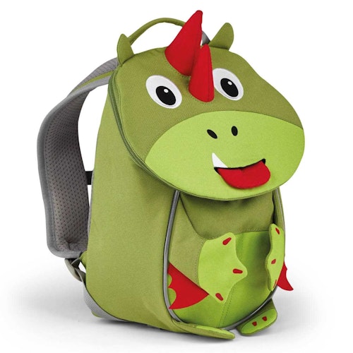 Ergonomischer Rucksack 1-3 Jahre Drache grün