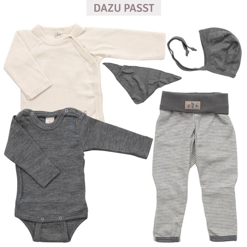 ParentName: Bündchenhose Ringel Wolle Seide Beinumschlag