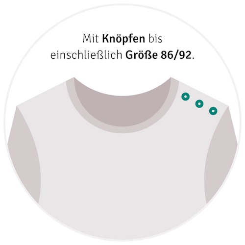 Weiches T-Shirt Rippe Känguru