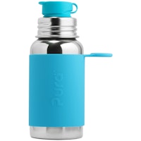 Edelstahl Flasche ab 3,5 Jahren Sportverschluss 550 ml blau