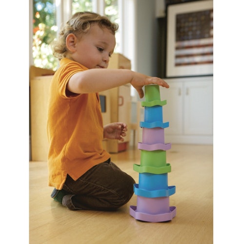 robuste Stapelförmchen 6tlg. auch für Wasser- & Sandspiele