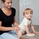 Vorschaubild Großes Baby Fußabdruck & Handabdruck Set für 2 Abdrücke