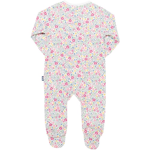 Blumen Bio Strampler langarm