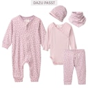 Vorschaubild Edler Rippe Langarmstrampler Veilchen malve