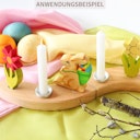 Vorschaubild Jahreszeitentuch Seide 55x55 cm – Frühling 3er Set