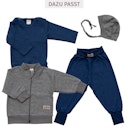 Vorschaubild Babyhose Wolle Seide breite Bündchen