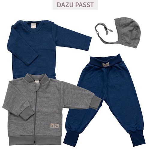 Babyhose Wolle Seide breite Bündchen
