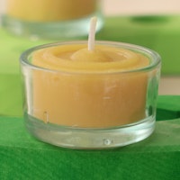 Teelichthalter aus Glas