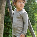 Vorschaubild Wolle Seide Kinder Langarmshirt