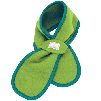 Steck Schal 1 - 6 Jahre Woll Fleece grün