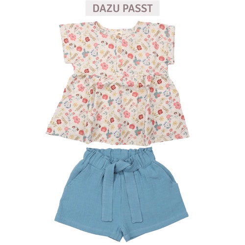 Musselin Shorts zum Binden