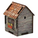 Vorschaubild Toilettenpapierhaus Gartenzwerg – Klopapierhalter aus Holz