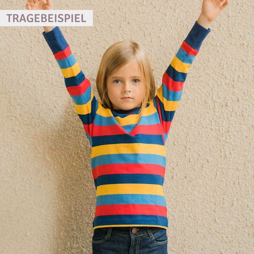 Elastisches Langarmshirt uni