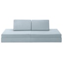 Vorschaubild Funzy Spielsofa 4-teilig Hellblau