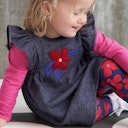 Vorschaubild Sweat Kleidchen Blume