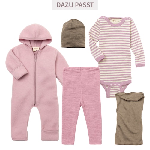 100% Wolle Baby Leggings uni
