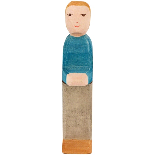 Vater Holzfigur 14,5 cm hoch