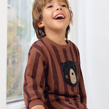 Pullover People Wear Organic langarm Sweat Motiv