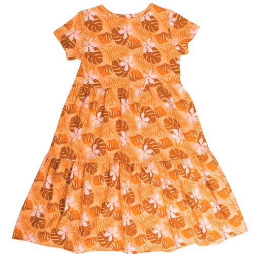 Stufen Kleid Blätter