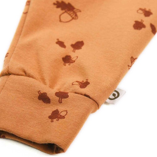 Leichte Krabbelhose Kniepatches Wale