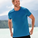 Vorschaubild Herren Wolle Seide T-Shirt Regular Fit