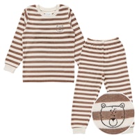 Kuscheliger Frottee Schlafanzug Blumen