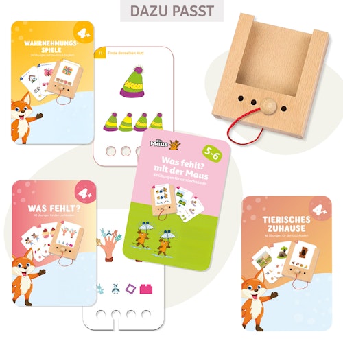 Tierisches Zuhause Kartensatz ab 4 Jahren (ohne Lochkasten)