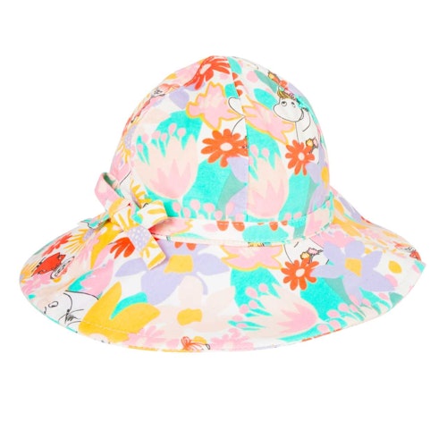 Floraler Sonnenhut Mumin-Motive