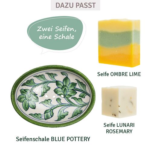 Duftseife OMBRE LIME mit spritzigem Limettenduft 100 g