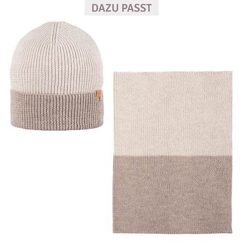 Damen Schal Wolle grau
