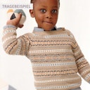 Vorschaubild Pullover People Wear Organic Strick langarm Motiv